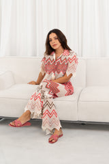 Crimson Wave Set - Pink