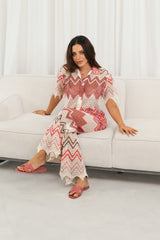 Crimson Wave Set - Pink