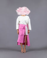 Wasted Wrap Skirt - Pink