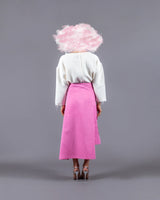 Wasted Wrap Skirt - Pink