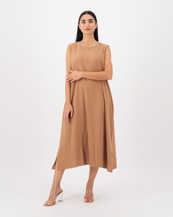 The Guilia Dress Camel
